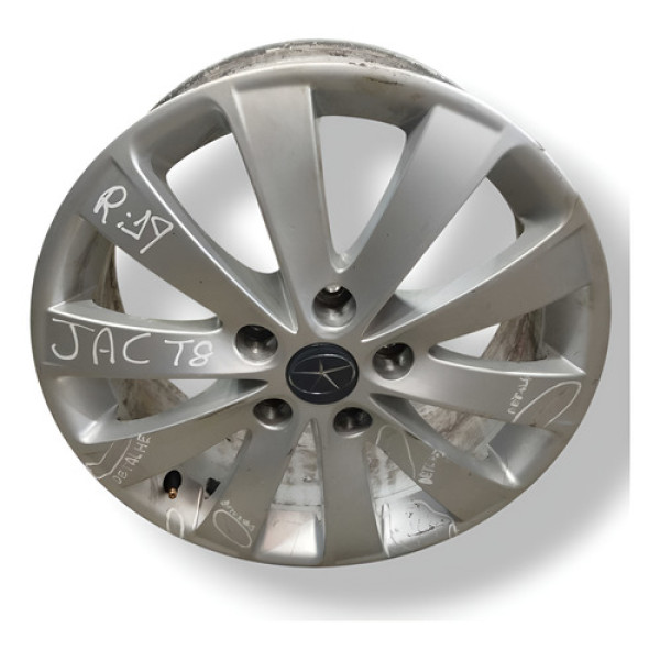 Roda Avulsa Aro 17 Jac T8 2.0 T 2014 2015 Original Prateado