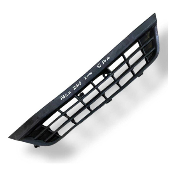 Grade Dianteira Inferior Chevrolet Agile 2013/2017 94766211 Preto Brilhante