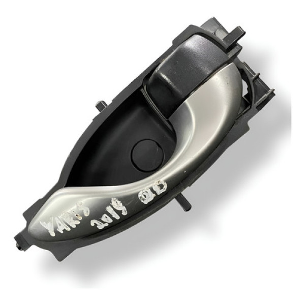 Maçaneta Interna Dianteira Direito Toyota Yaris 2019 2020 Preto Dianteira