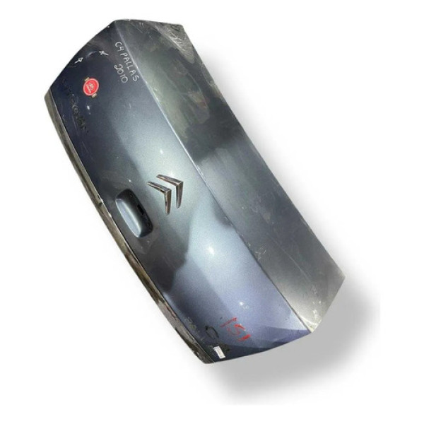 Tampa Traseira Porta Malas Citroen C4 Pallas 2008/10 Detalhe Cinza