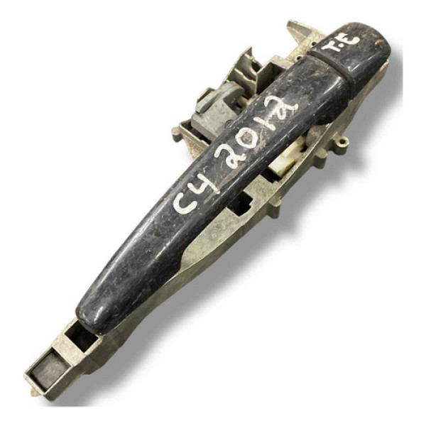 Maçaneta Externa Traseira Esquerda Citroen C4 2012 967093208 Preto Traseira