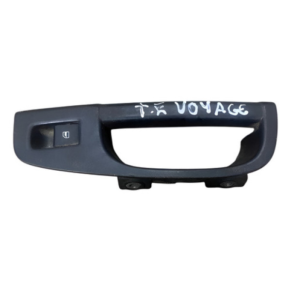 Moldura Puxador Porta Trase Esque Vw  Voyage 2014 5u4867161a Preto
