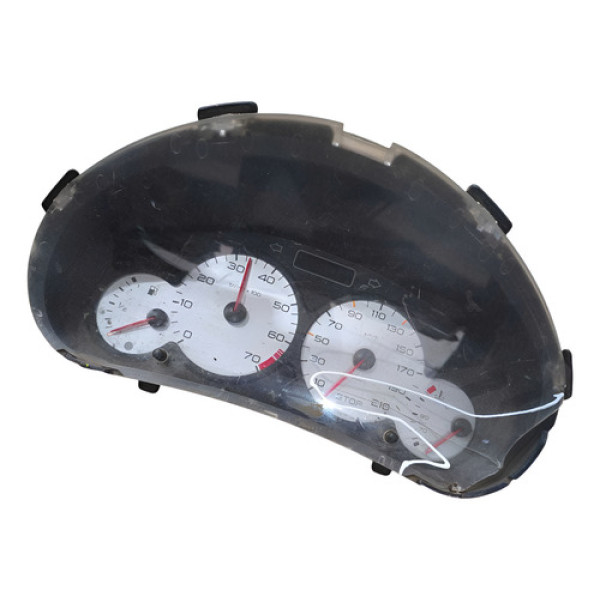 Painel De Instrumentos Peugeot 206 2004 9645096480 Detalhe - Preto