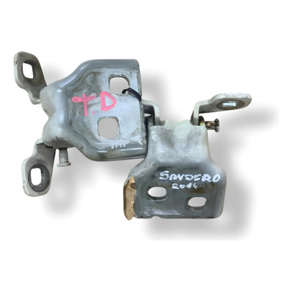 Par Dobradiças Traseira Direita Renault Sandero 2014 599554a