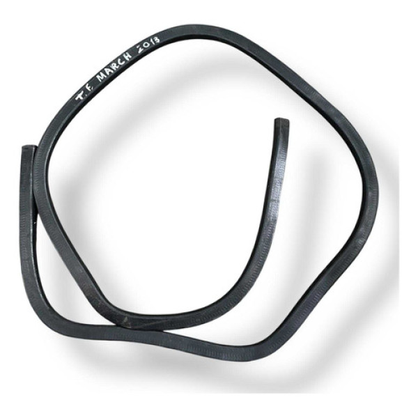 Borracha Canela De Vidro Traseira Esquerda Nissan March 2013 Branco