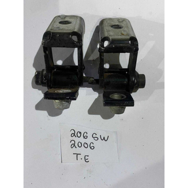 Par Dobradiça Porta Traseira Esquerdo Peugeot 206 Sw1.4 2006