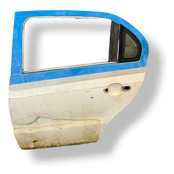 Porta Traseira Esquerda Voyage Gol G6 2014/2015/16 C/detalhe Traseira Esquerda Branco
