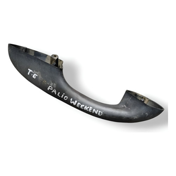 Puxador Porta Traseira Esquerda Fiat  Palio Weekend 1.6 2001 Cinza Traseira