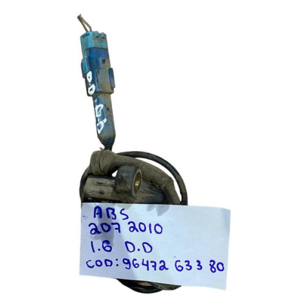  Chicote Sensor Abs D D Peugeot 207 1.6 2011 9647263380