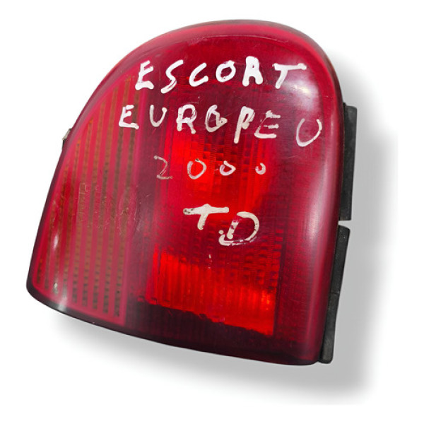 Lanterna Traseira Direito Ford Escort Europeu 00 93ag15k258 Direito/passageiro Vermelho