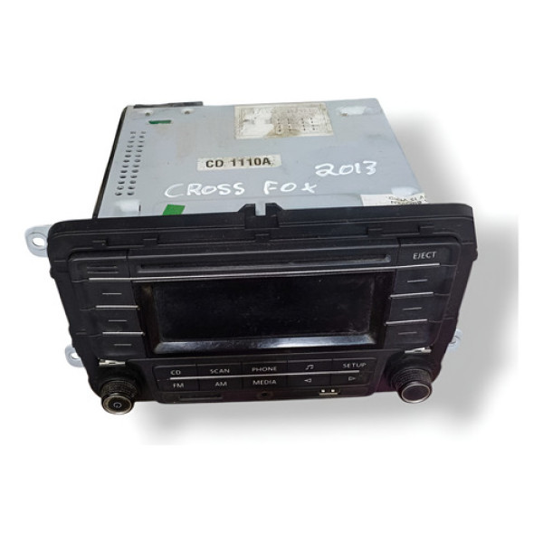 Radio Central Volkswagen Crossfox 2013 A 2017 5z0035160 Preta