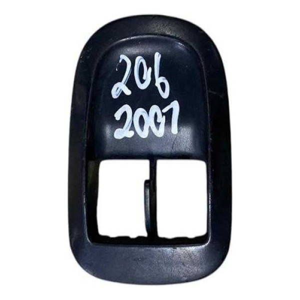 Moldura Central Botão Duplo Peugeot  206 1.6 2006 2007 2008 