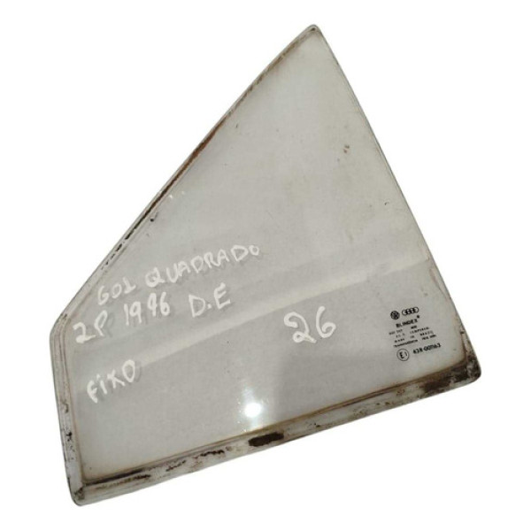 Vidro Fixo Porta Diant Esquerda Vw Gol Quadrado 1992/1996 2p