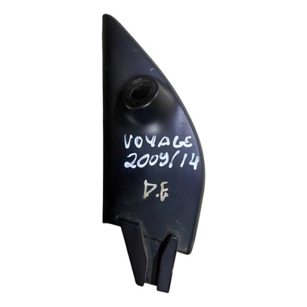 Moldura Retrovisor Esquerdo Volkswagen Voyage 1.6  2014 Preto