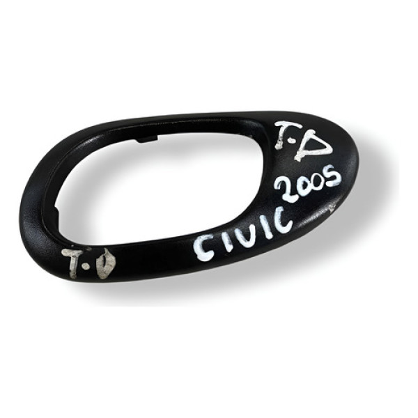 Moldura Maçaneta Interna Tras Direita 207 2012 962840497705 - Preto - Traseira