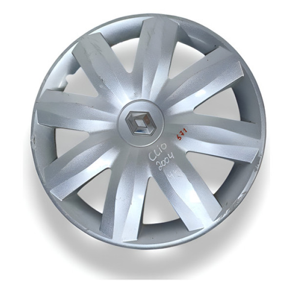 Calota Roda Aro 14 Renault  Clio 1.0 2004/2007 =4 8200453176 Verde-escuro