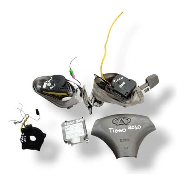 Kit Air Bag Chery Tiggo 2 2.5 2009 2010 2011 2012 T113606011 Preto