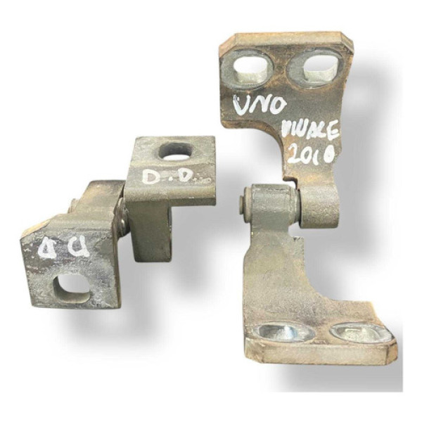 Par Dobradiças Porta Dianteira Direita Fiat Uno Vivace 2010