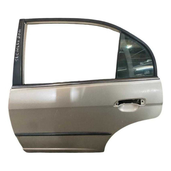 Porta Traseira Esquerda Sem Vidro Honda Civic 2001 A 2006 Traseira Esquerdo