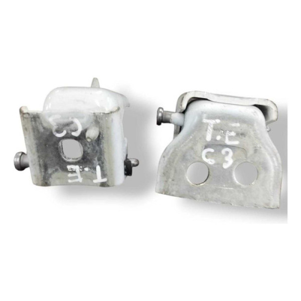 Par Dobradiças Porta Traseira Esquerda Citroën C3 2011 2012