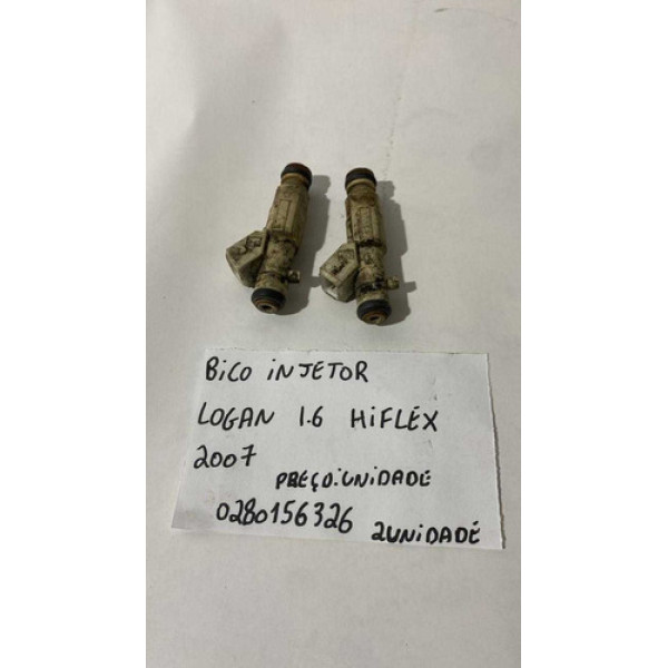 Bico Injetor Logan 1.6 2007 0280156326 Hiflex Testado Unidad