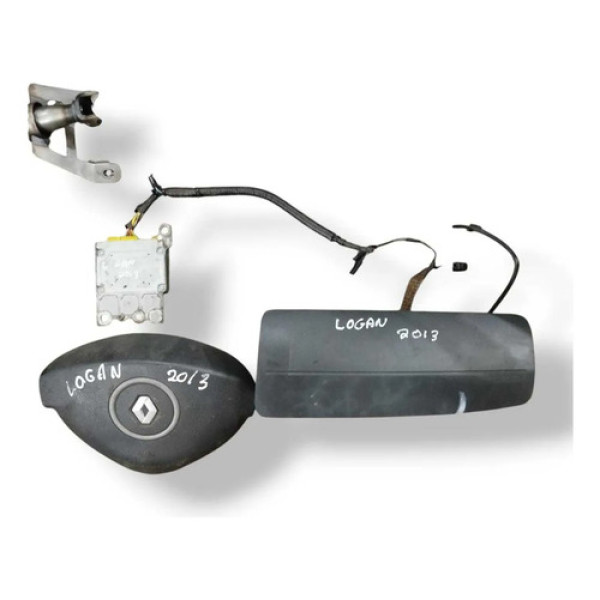 Kit Air Bag Volante Renault Logan 2011 2012 2013 2014 A 2016 Bege