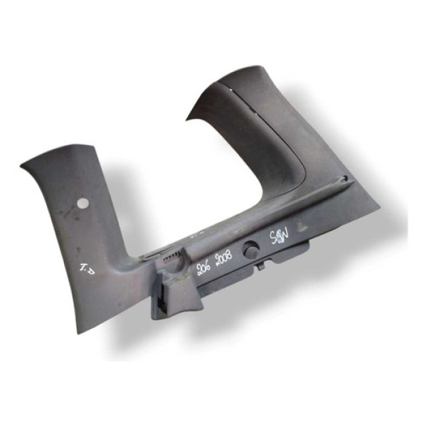 Acabamento Bagagito Direita Peugeot 206 Sw 2008 9660215377 Preto