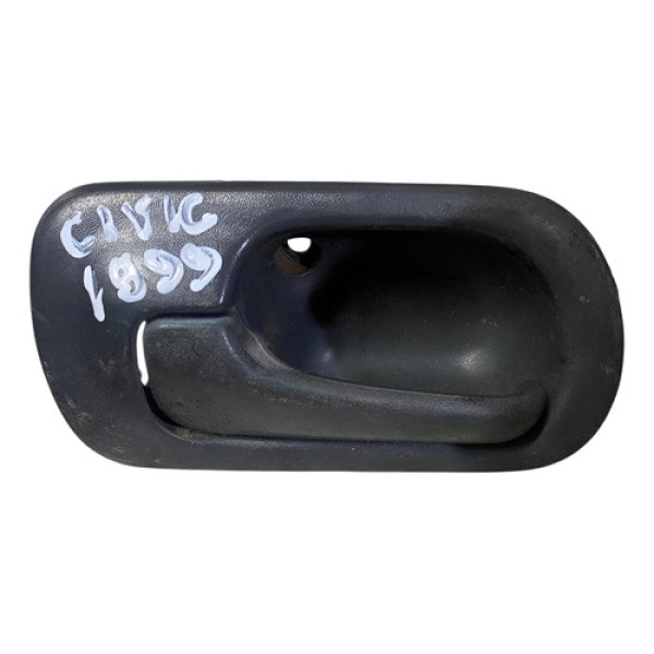  Maçaneta Interna Dianteiro Direito Honda Civic Lx 1.6 1999  Preto Dianteira
