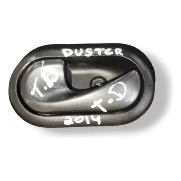 Maçaneta Interna Traseira Esquerda Duster 2014 8200606889 Preto Traseira