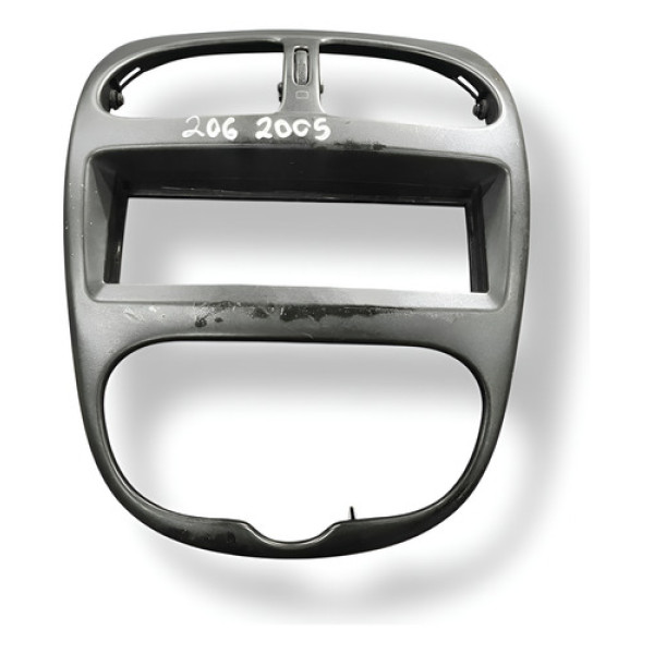 Moldura Painel Central Radio Peugeot 206 2005 2006 2007 2008