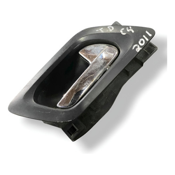 Maçaneta Interna Traseira Direita Citroën C4 2011 100127387 Preto Traseira