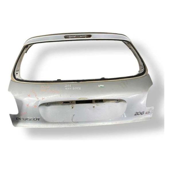 Tampa Traseira Porta-malas Peugeot 206 - 2001 A 2003 Detalhe Branco