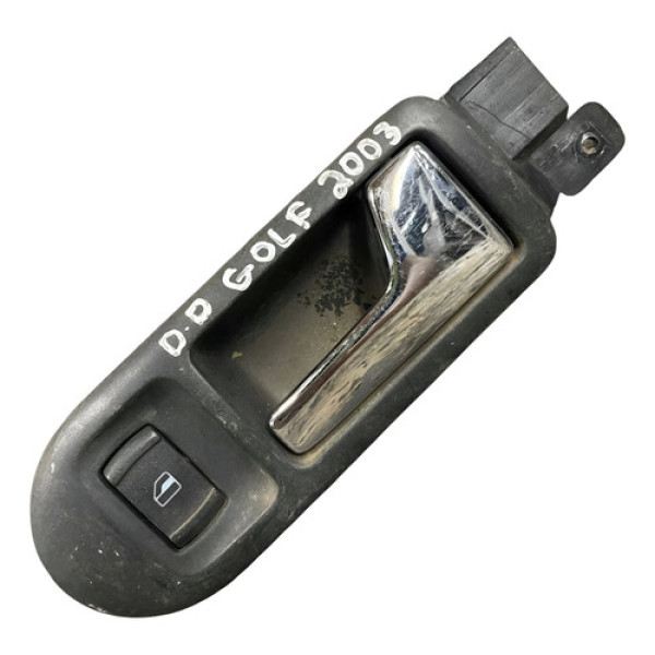 Maçaneta Interna Dianteira Direita Volkswagen Golf 2003 Preto Dianteira