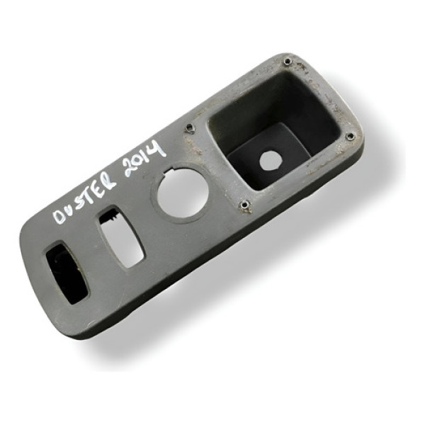 Moldura Painel Acendedor Com Detalhe Renault Duster 2014 - Preto