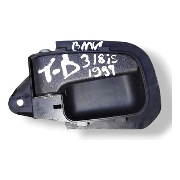 Maçaneta Interna Traseira Direita Bmw  318i S 97 51221960830 Preto Traseira