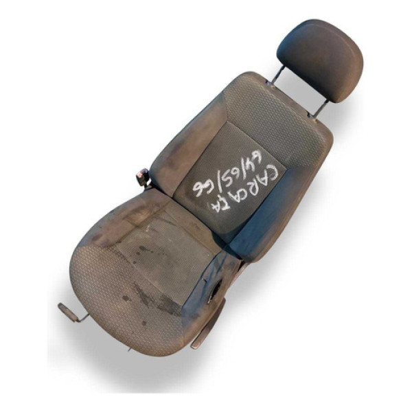 Carcaça Banco Diant Esquerdo Volkswagen Gol G4 G5 G6 Tecido - Preto