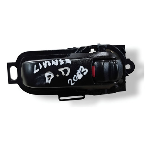 Maçaneta Interna Dianteira Direita Nissan Livina 1.8 2013/14 - Preto - Dianteira