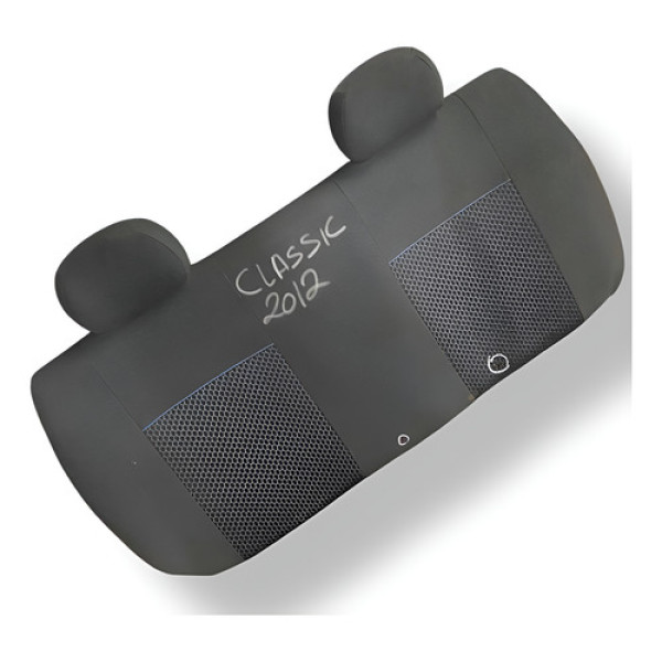 Encosto Banco Traseiro Chevrolet Classic 2012 201 Detalhe Prateado