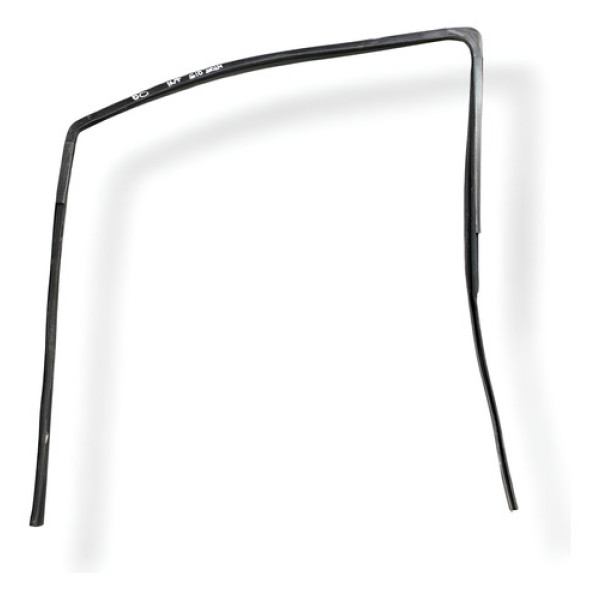 Borracha Vidro Traseira Direita Chevrolet  S10 2014 2015 Preto