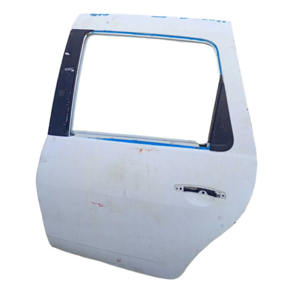 Porta Traseira Esquerda Renault Duster 2013 A 2015 Detalhe Traseira Esquerda Branco