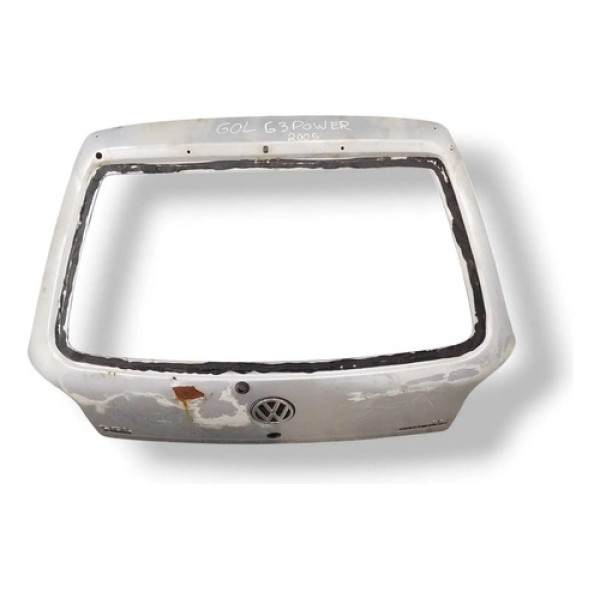 Tampa Traseira Porta Malas Volkswagen Gol G3 2005/06 Detalhe Branco