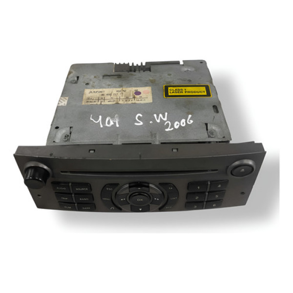 Radio Player Peugeot 407 Sw 3.0 2006 2007 A 2008 9646871777