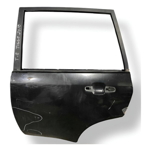 Porta Traseira Esquerda Chery Tiggo 2 2010 Detalhe Traseira Esquerda Preto