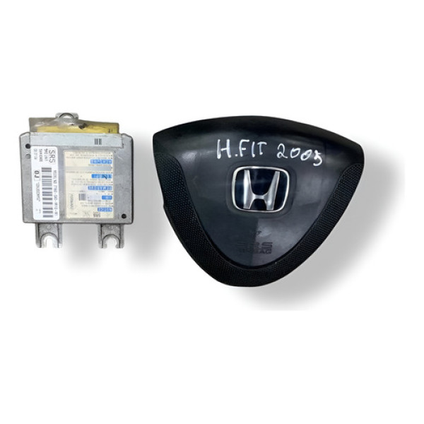 Kit Airbag Bolsa Volante/modulo Honda Fit 1.4 2004 2005 2006