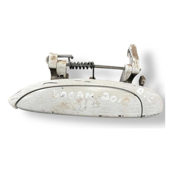 Maçaneta Externa Porta Diant Esquerda Logan 2012 7700433073 Branco Dianteira