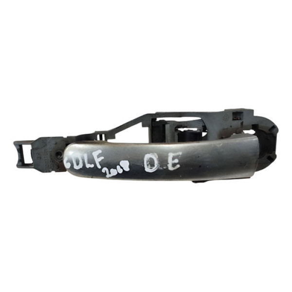 Maçaneta Externa Dianteira Esquerda Volkswagen Golf 2.0 2008 Prateado
