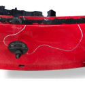 Tampa Traseira Cross Fox Elite 1995 1996 1997  Detalhe Vermelho
