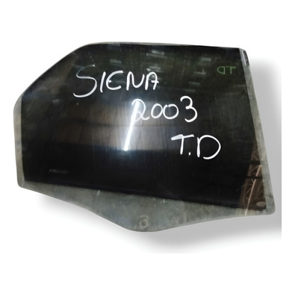 Vidro Porta Traseira Direita Fiat Siena 2001 2002 2003 2004