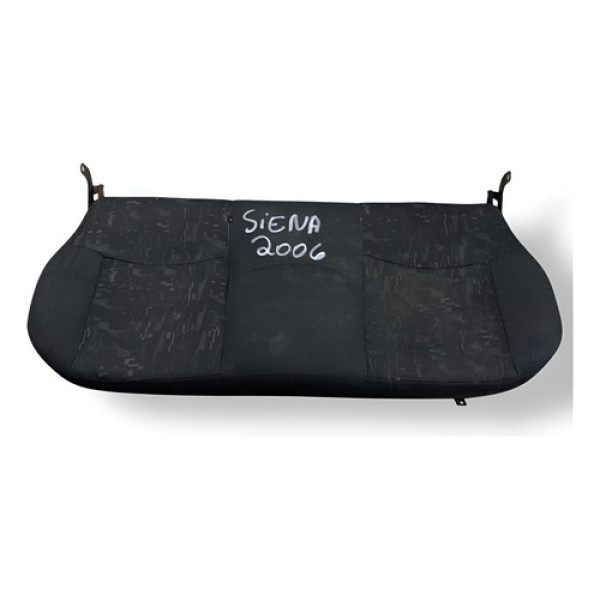Assento Banco Traseiro Fiat Siena 2006 2007 2008 2009 2010 Preto