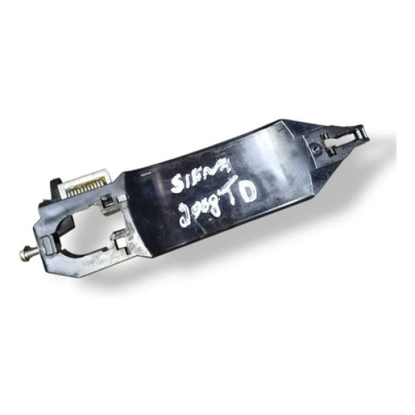 Suporte Maçaneta Interna Traseira Direita Fiat Siena 2008 Preto Traseira